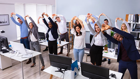 stretches for at the office in Santa Rosa CA